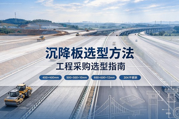 八步沉降板选择方法