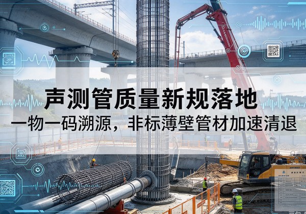 八步声测管质量新规落地，一物一码溯源，非标薄壁管材加速清退
