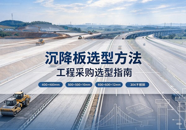 八步沉降板选择方法